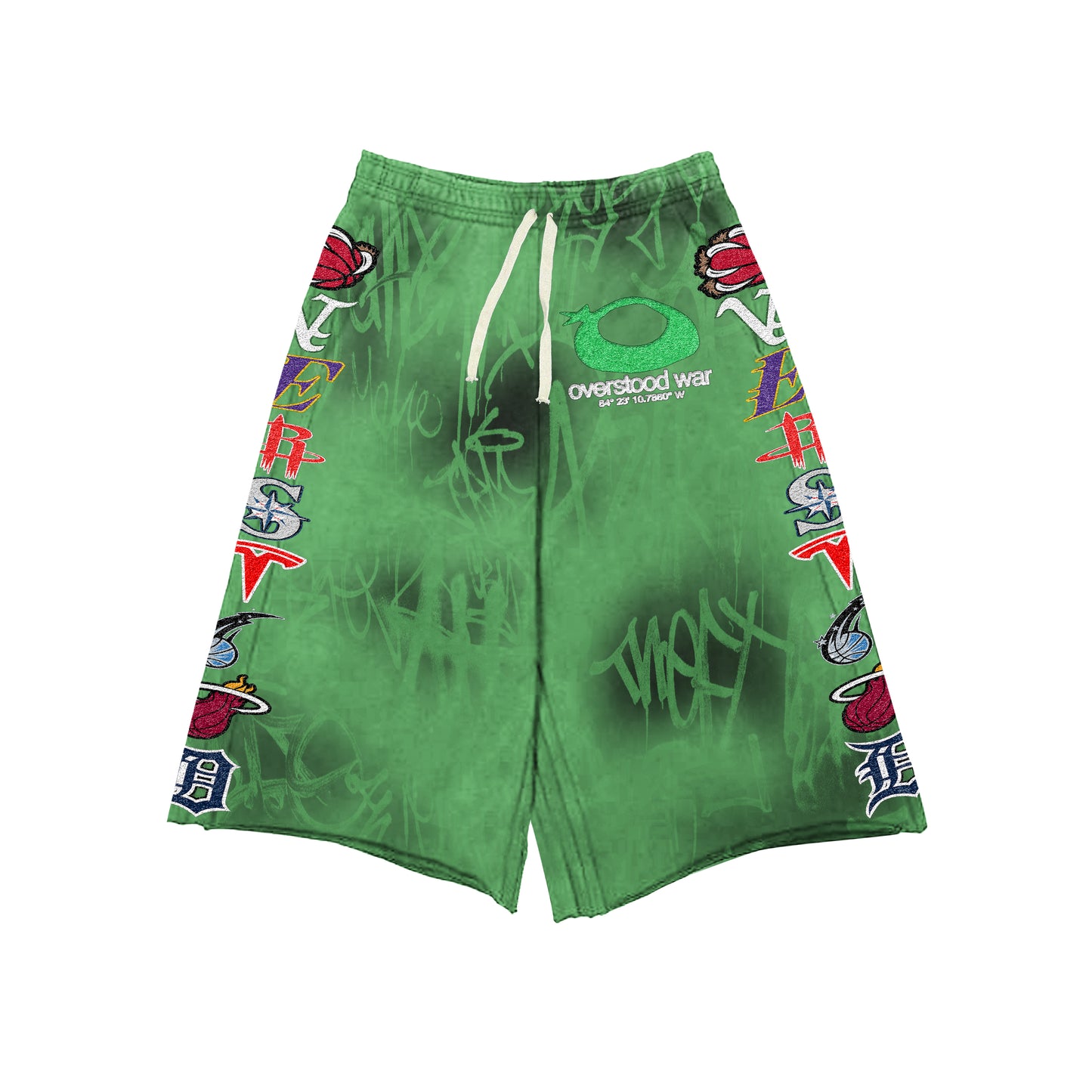 OverStood Zip-Up Hoodie & Shorts Set